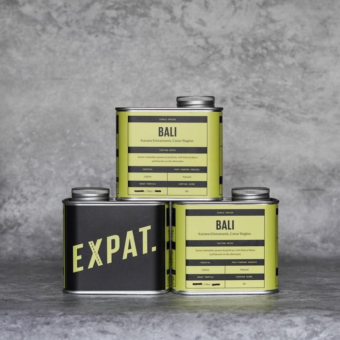 

EXPAT ROASTERS KINTAMANI NATURAL FILTER ROAST BIJI KOPI ARABIKA 200GR