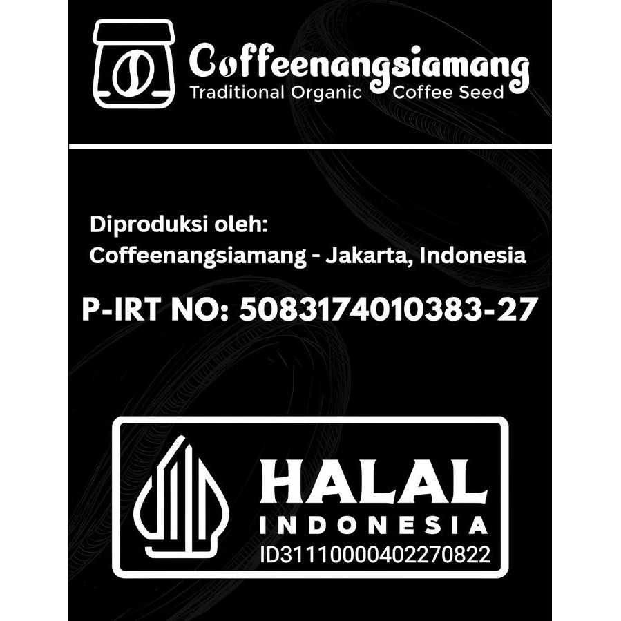 

KOPI FINE ROBUSTA MANDAILING 500G PREMIUM - (BIJI/GILING)