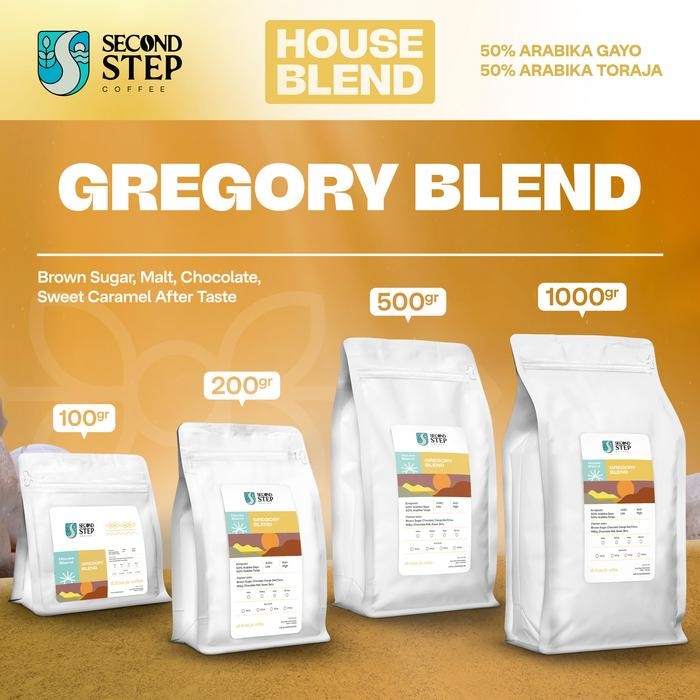 

KOPI ARABIKA GREGORY ESPRESSO BLEND ARABICA COFFE BEAN BIJI BUBUK