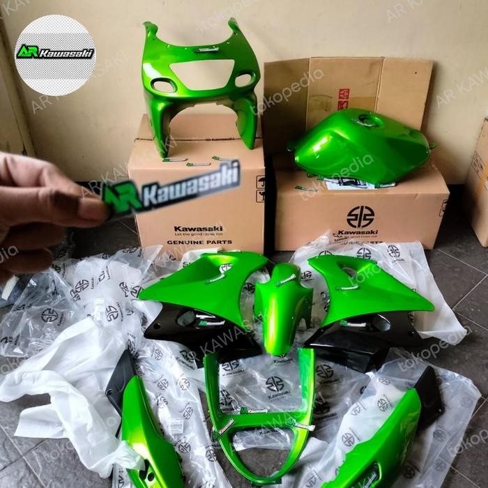 

Terlaris Cover Fairing Body Full Set Ninja Rr Old Hijau Metalik Original