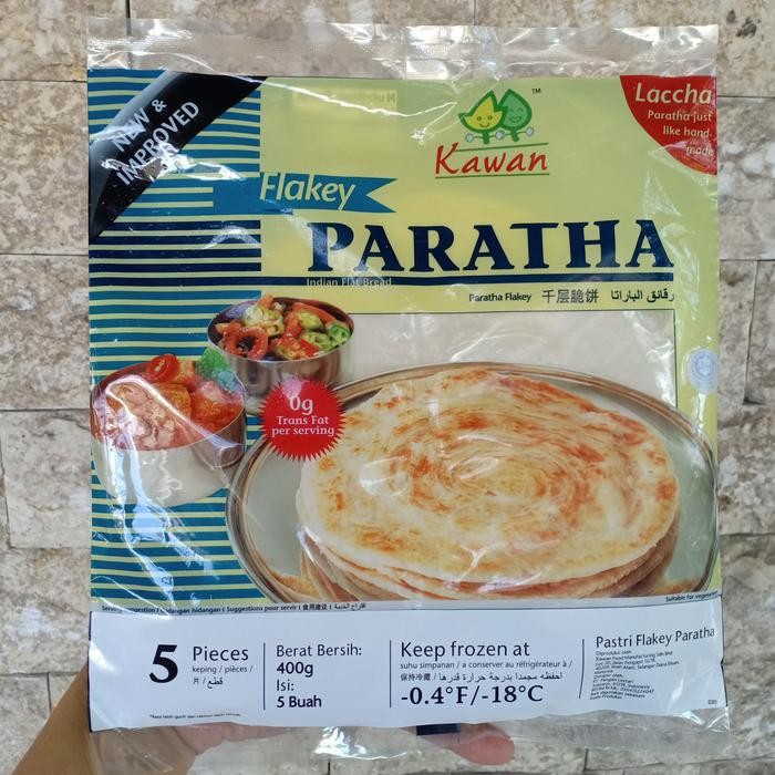 

FREShBgt- Roti Paratha Flakey 5 pc 400 gram Kawan Food