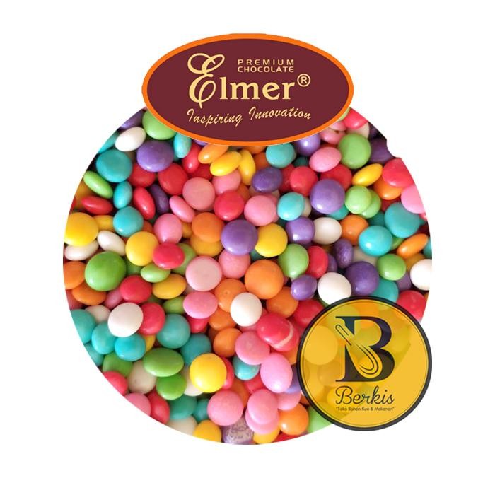 

FREShBgt- Elmer Choco Chip Colour 1 Kg [Repack] / Chocochip Warna Mix Rainbow