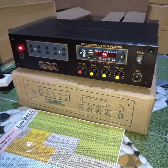 Bel Sekolah Manual Ampli
