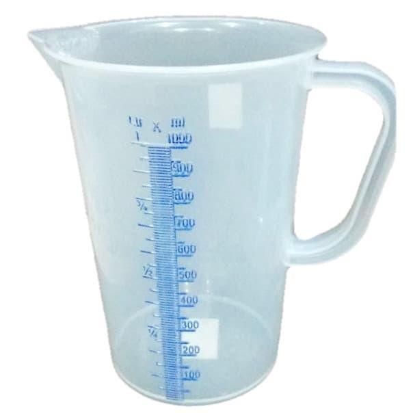 Gelas Takar Ukur Takaran Plastik 1 Liter (1000 mL)