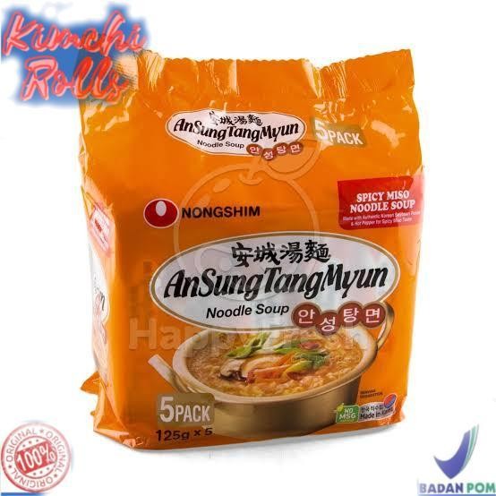 

Nongshim Angsung Tangmyum Soup Noodle Halal Mui 1 Pak Isi 5 Pcs Gratis Ongkir