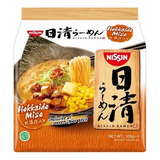 

Mie Nissin Ramen Hokkaido Miso / Hokkaido Miso Ramen 5 X 106 Gram Gratis Ongkir