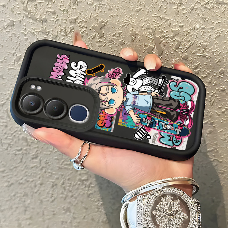 Casing Hp VIVO Y19s Y29 5G Case Kesing HP Casing Anime anak laki-laki sampul pelindung silikon Softc