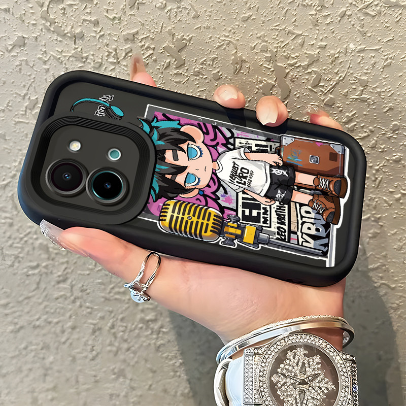 Casing Hp Untuk VIVO Y28 2024 Case Casing Softcase sarung HP Kesing kartun anak laki-laki pelindung 