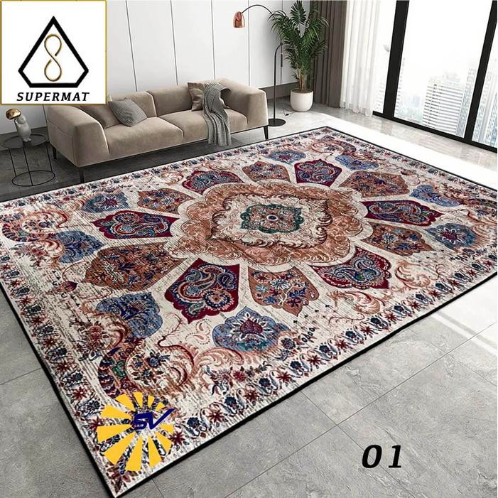 Karpet Eropa Design Modern Minimalis/ Turki Karpet Aesthetic Uk. 160 x 210 Cm karpet permadani
