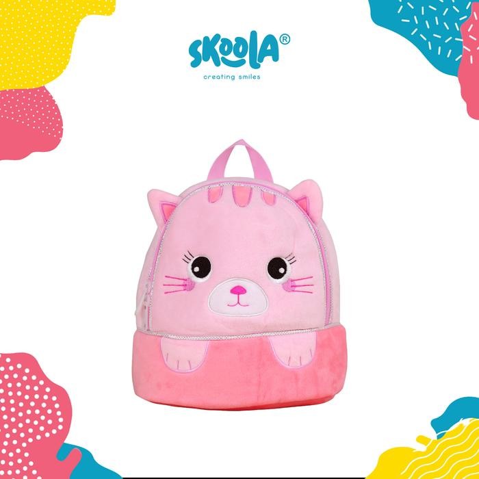 

Skoola Tas Anak PAUD Perempuan Laki Laki Ransel Bulu Lucu Animals Nokki Fashion