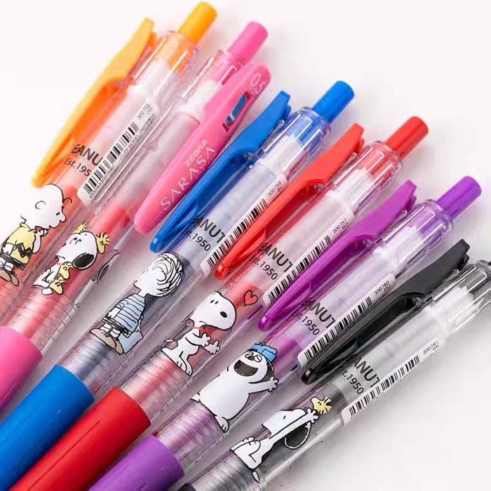 

Zebra Sarasa Peanuts Snoopy Gel Ink 0.5mm Pen Limited Edition