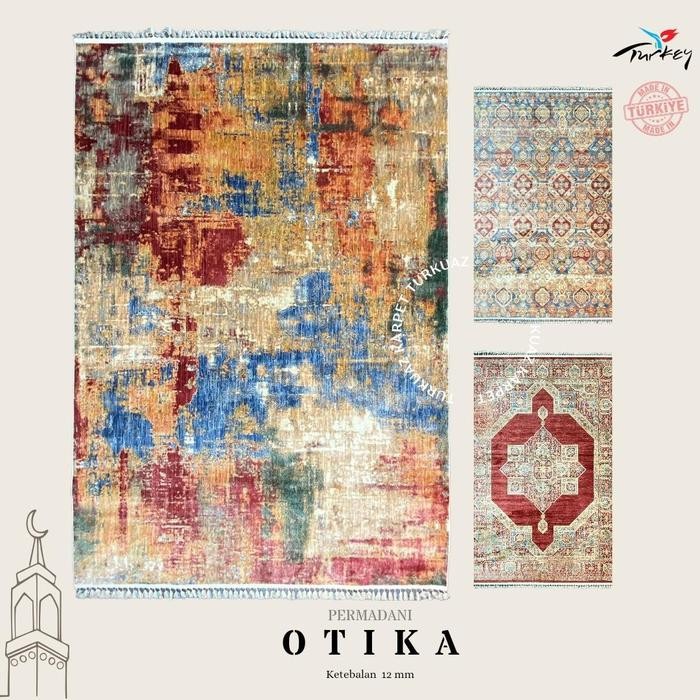 Karpet Permadani Turki Abstrak Minimalis Otika Uk 100 x 150