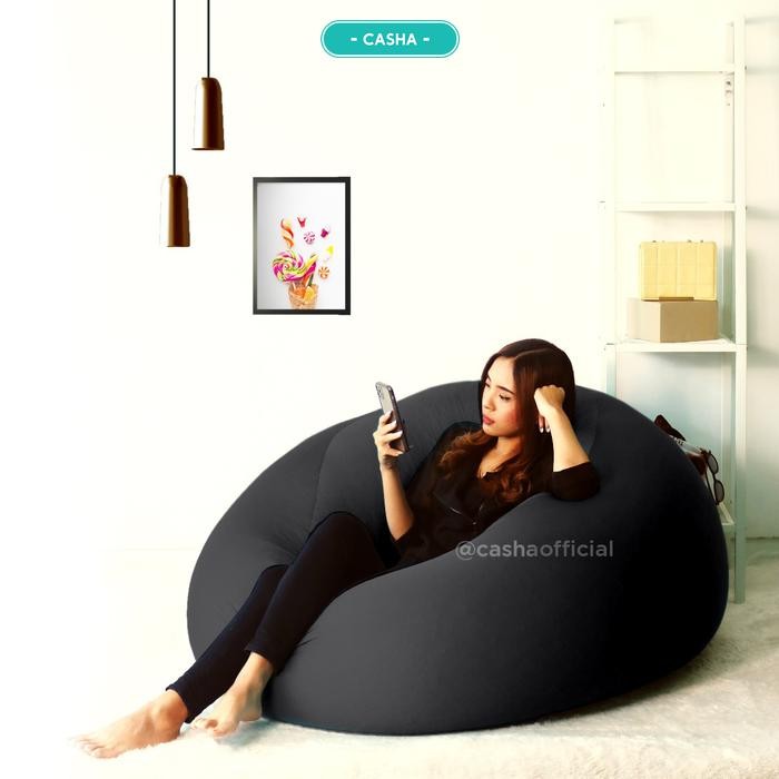 CASHA - BEAN BAG GUMMY (COVER ONLY) size XLBAHAN POLYESTER STRETCH