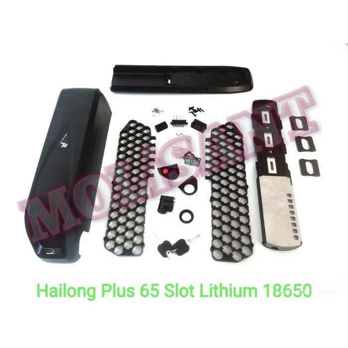 battery case baterai box hailong plus 65 cell ebike sepeda listrik Casemee