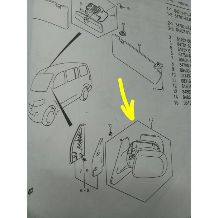 Spion Suzuki Apv Arena Sgx