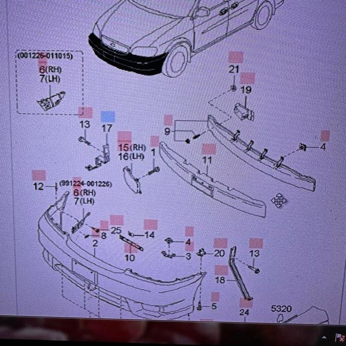 Bracket Side Lower Frt Rh - Kia Carnival- Kia Genuine Part