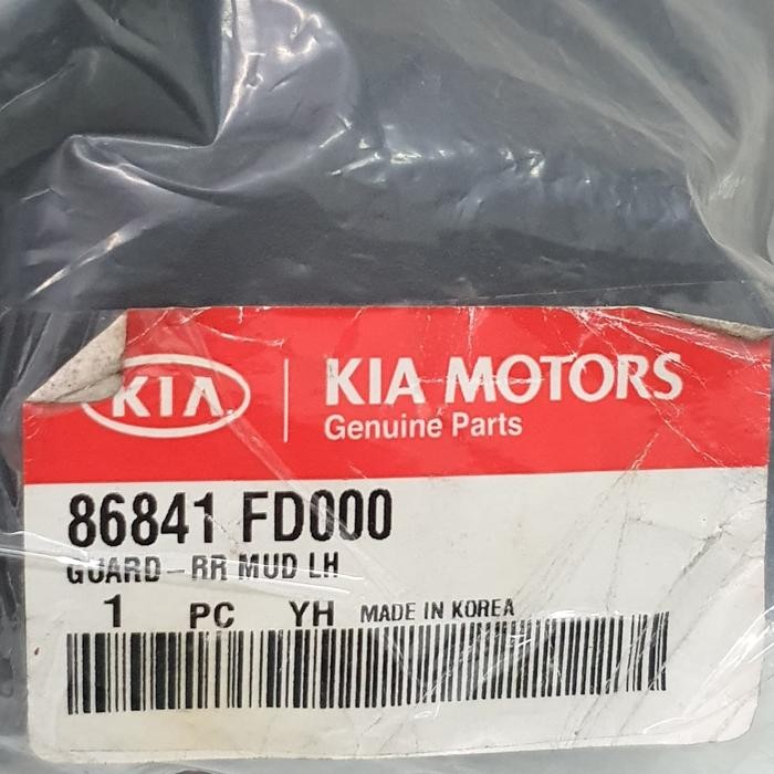 Guard Assy Rr Mud Lh - Kia Rio Sf - Kia Genuine Parts