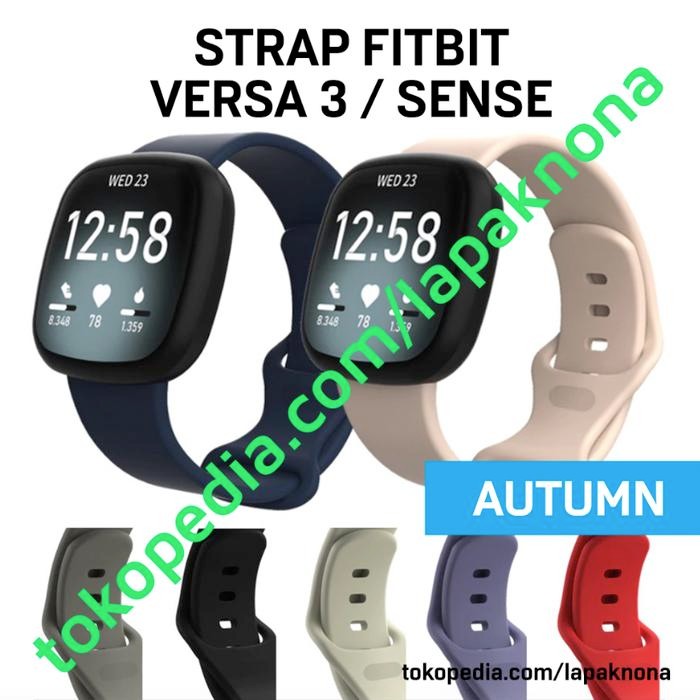 AUTUMN Strap Fitbit Versa 4 / 3 - Sense Watch Tali Jam Silicone