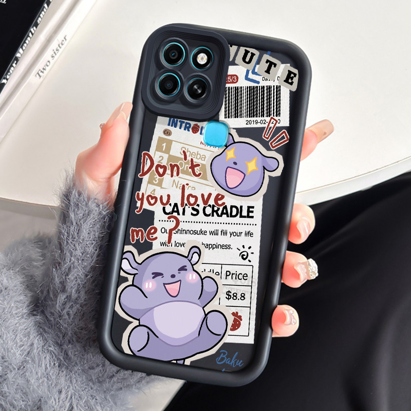 Casing Hp Infinix Smart 6 Infinix Smart 6 Plus Case Softcase pelindung Cesing silikon Kesing Stiker 