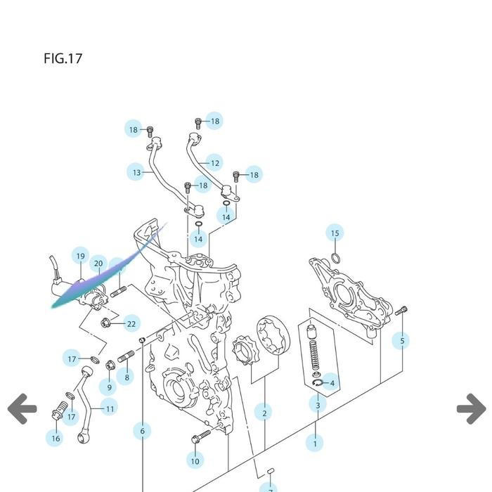 Paking Valve Ocv Aerio Sx4 Swift Asli Sgp