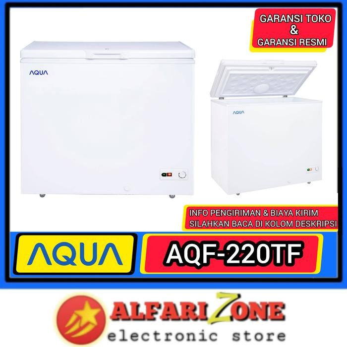 Chest freezer aqua AQF-220TF freezer aqua AQF220TF frezer box aqua Kode 177