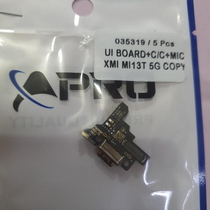 PAPAN KONEKTOR CHARGER PCB XIAOMI 13T FLEXIBEL CAS+IC