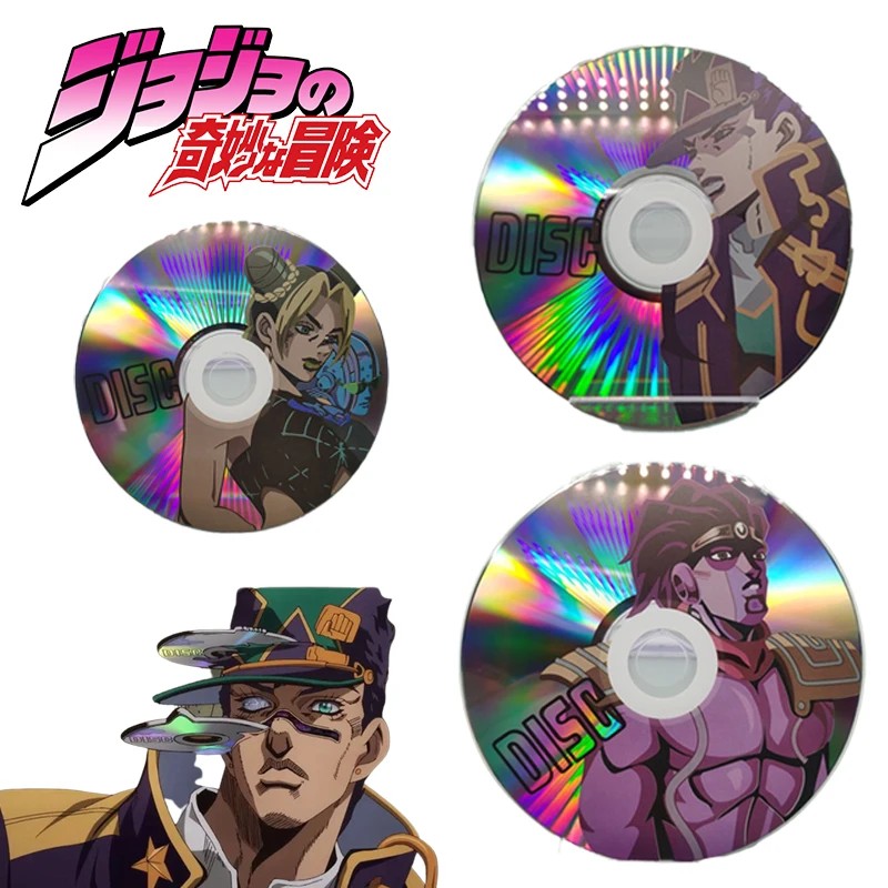 Jojo Bizarre Adventure Cosplay Disc Cd Jotaro Star Platinum Jolyne Killer Queen Cosplay Accessories