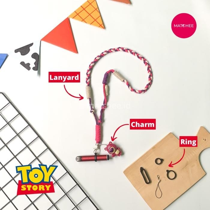 (Allthebest) Macrame Lanyard Pods Toy Story Series