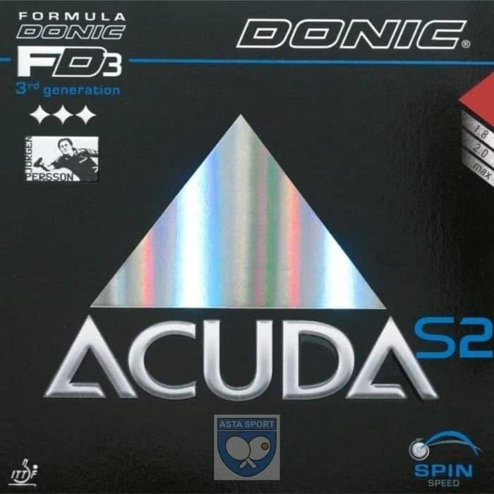 (Allthebest) DONIC Acuda S2 Karet Pingpong Rubber Tenis Meja