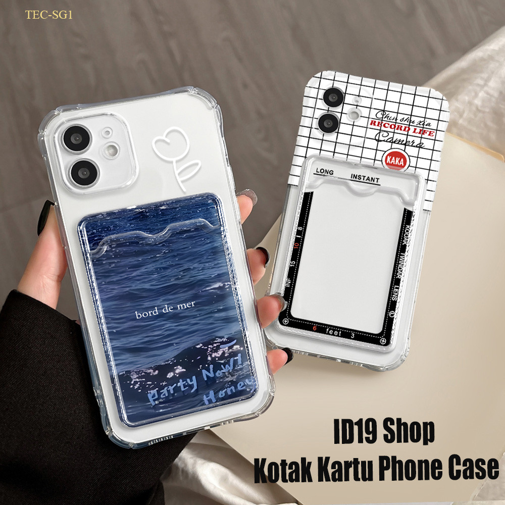Casing Hp Untuk Tecno Spark 20 20C Go 1 2023 Phone Case Soft Cesing Cover Tempat Kartu KB19 1021