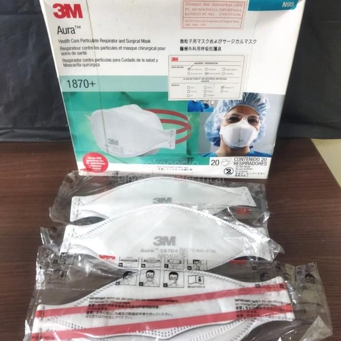 Masker Medis Aura 3M/1870+N95 Original Product/1 Pcs