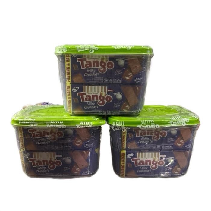 

New TANGO wafer isi 20pcs kemasan praktis free toples Cemilan