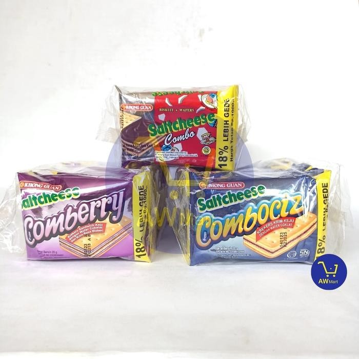 

New KHONG GUAN SALTCHEESE COMBO RENCENG 10'S X 20GRAM - ALL VARIAN