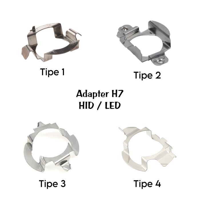 PREMIUM Adapter H7 Socket Ring Holder HID LED BMW Mercedes Audi