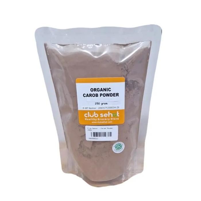 

PREMIUM Club Sehat Organic Carob Powder 250Gr Pengganti Cokelat Bubuk Chocolate