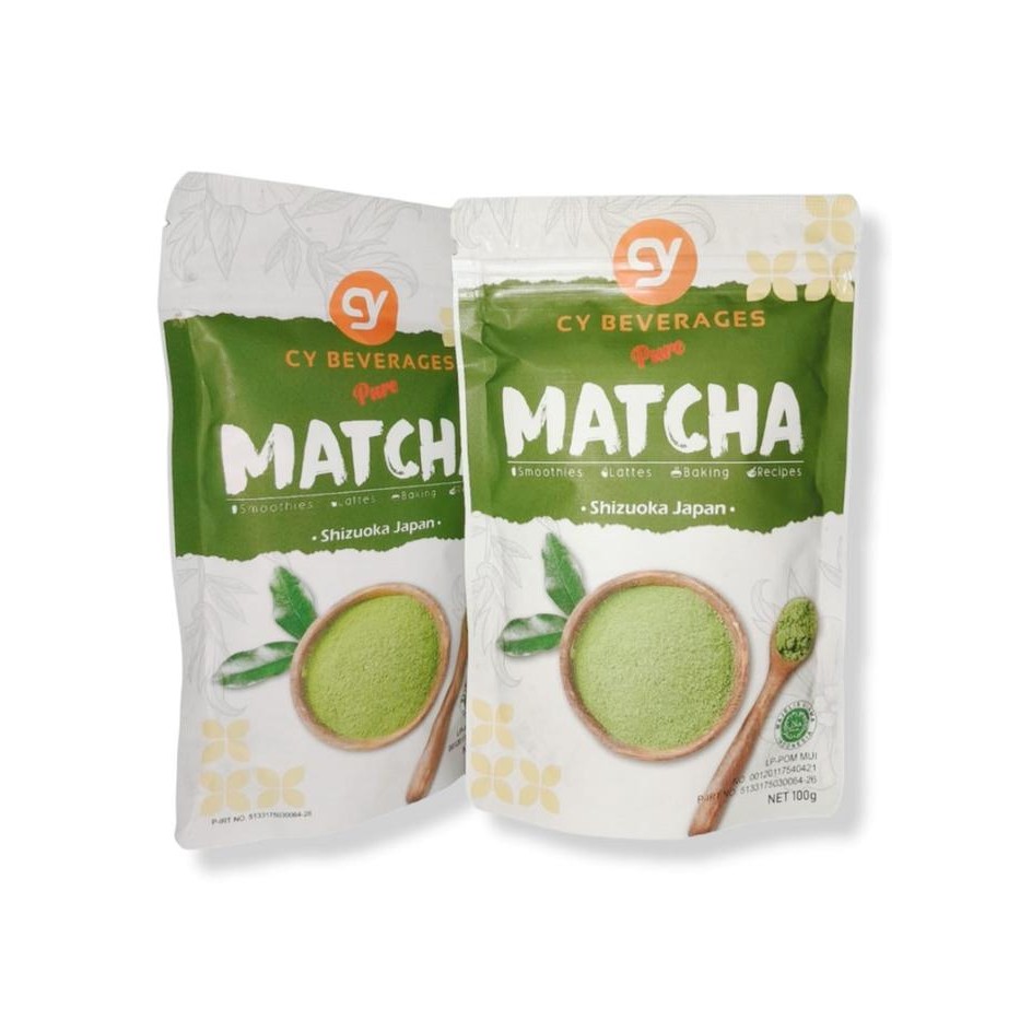 

PREMIUM CY BEVERAGES PURE JAPANESE MATCHA POWDER BUBUK MACHA SHIZUOKA 100GR