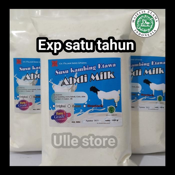 

PREMIUM Susu bubuk kambing etawa grade 1, kiloan rasa original