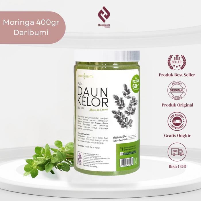 

PREMIUM Bubuk Moringa Dari Bumi Bubuk Daun Kelor Asli