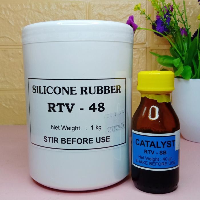 PREMIUM Silicone Rubber RTV-48 / Molding Silikon Karet 1000gr