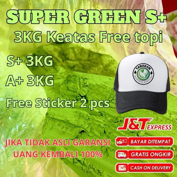 

PREMIUM Minuman Bubuk Teh Hijau Campuran Super Green S+ Powder Drink Serbuk Instan Gula