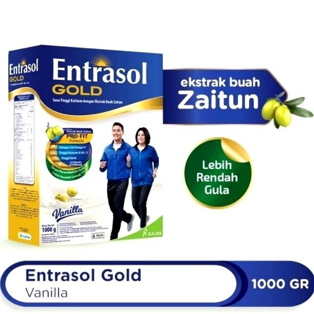 

PREMIUM entrasol gold 980gr vanila Susu Bubuk