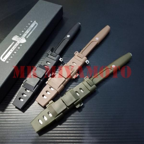 Pisau Camping Extrema Ratio 58HRC REQUIEM DESERT Combat Stiletto Outdoor Survival Adventure