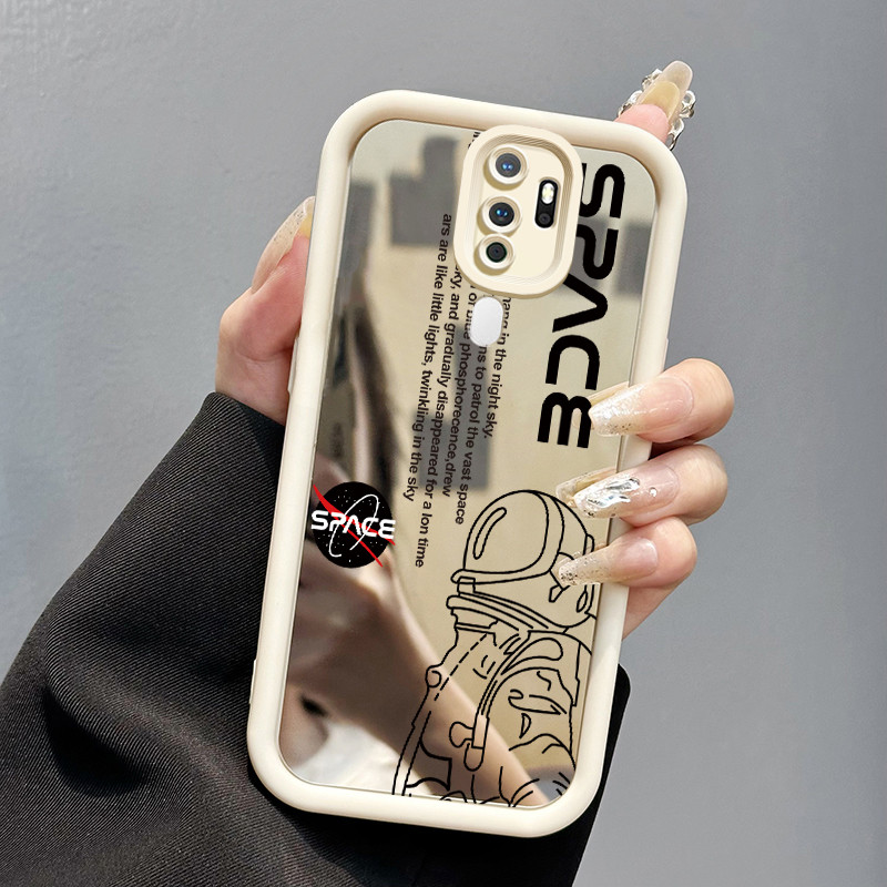 Casing Hp OPPO A5 2020 OPPO A9 2020 Case cermin Softcase pelindung Cesing silikon Kesing pola Ikon A