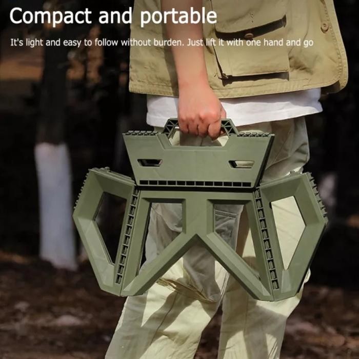 Bangku Lipat Camping Plastik