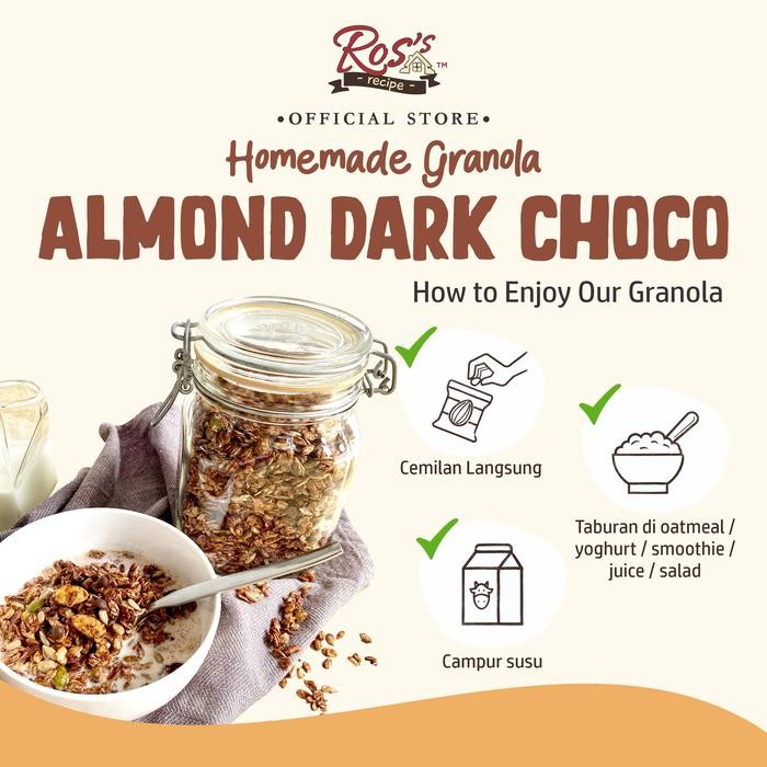 

Ros Recipe Granola Homemade Almond & Dark Choco 300Gr