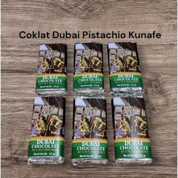 

Osyak.mart Coklat Dubai Pistachio Kunafa 50gr Bahan Import
