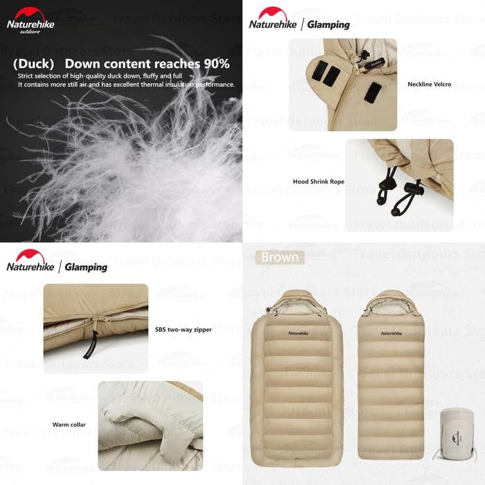 Langsung Checkout SLEE BAG NATUREHIKE CNH22SD008 / KANTONG TIDUR OUTDOOR