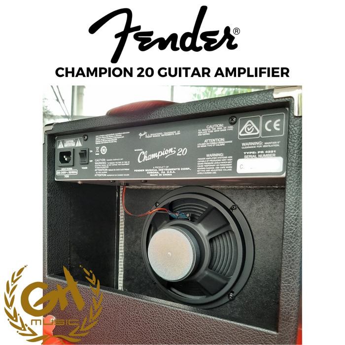 FENDER CHAMPION 20 GUITAR COMBO AMPLIFIER