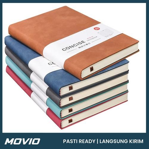 

MOVIO Business Notebook - Buku Catatan Bisnis / Buku Tulis / Memo - A5 - Grey
