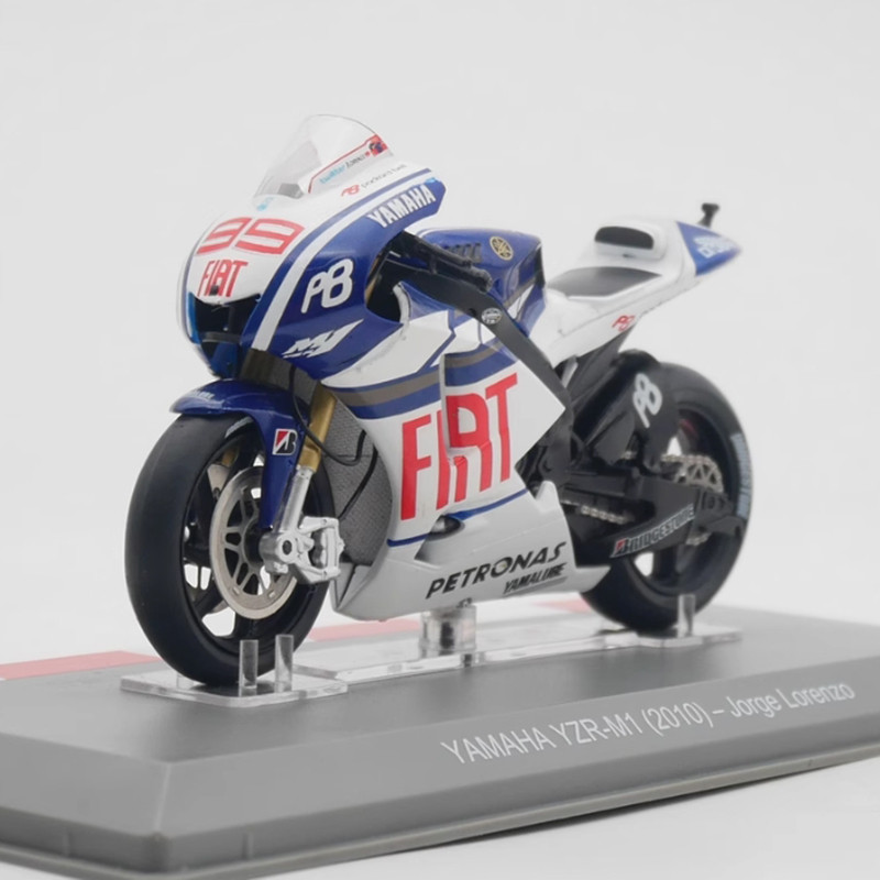 Ixo Diecast 1:18 Scale 2010 Yamaha Yzr-M1 Motorcycle Racing Alloy Vehine Model Collection Decoration